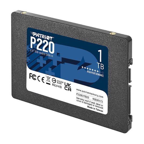 اس‌اس‌دی پاتریوت P220 ظرفیت ۱ ترابایت